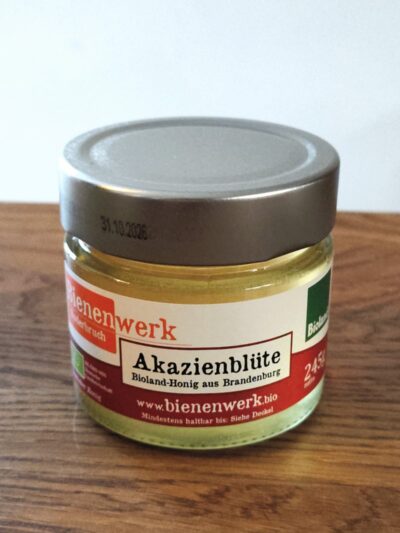 Bioland Akazienhonig Robinienhonig 245g Glas aus Brandenburg kloster Lehnin