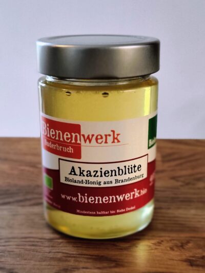 Bioland Akazienhonig im Glas 485g aus Brandenburg Kloster Lehnin/Gohlitz See