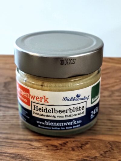 Bioland Heidelbeerblütenhonig 245 g Glas vom Bickbeernhof