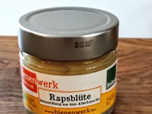 Bioland Rapshonig 245g Glas aus dem Allter Leine Tal