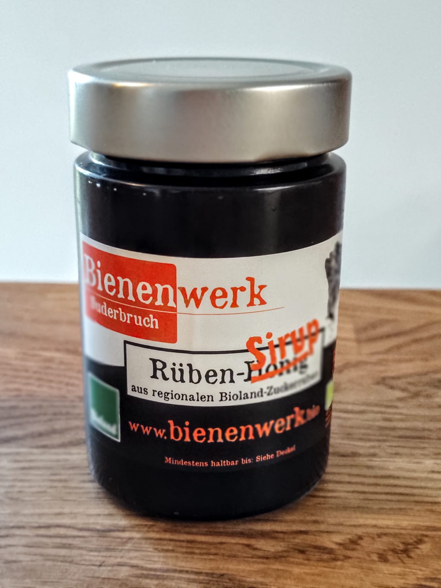 Bioland Rübensirup, Rübensaft 485g Glas aus der Manufaktur Reinhold, Wunstorf